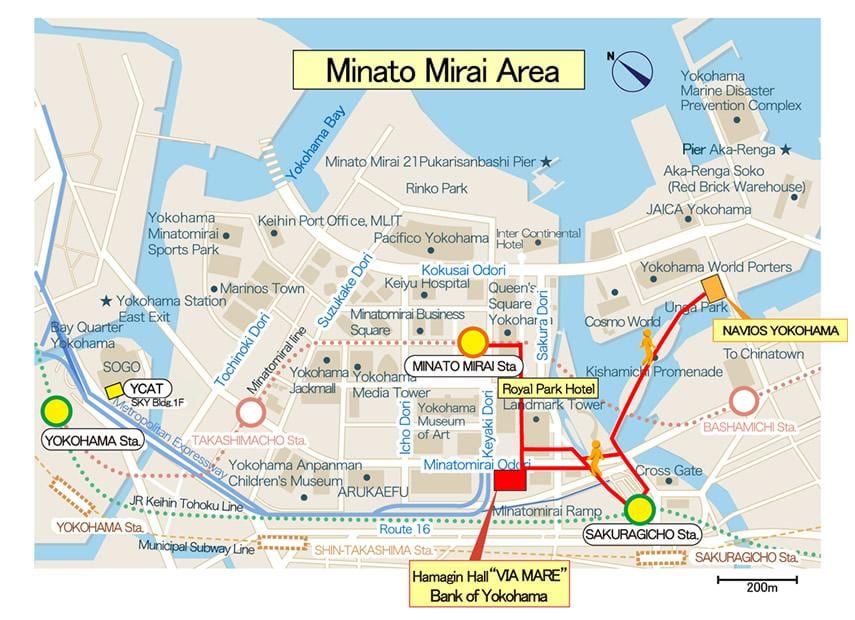 minato mirai 21 χάρτης