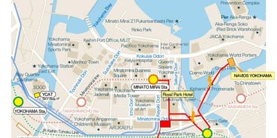 Minato mirai 21 χάρτης